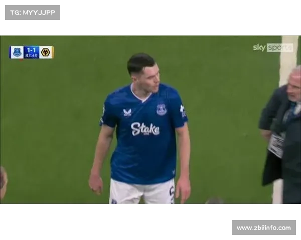 埃弗顿1-1狼队，基恩破门中柱后染红，格拉利什两黄变一红